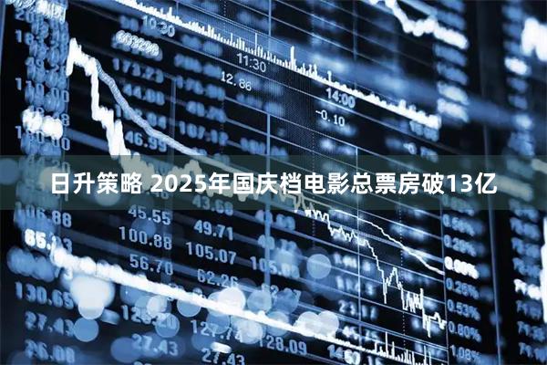 日升策略 2025年国庆档电影总票房破13亿