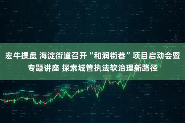 宏牛操盘 海淀街道召开“和润街巷”项目启动会暨专题讲座 探索城管执法软治理新路径